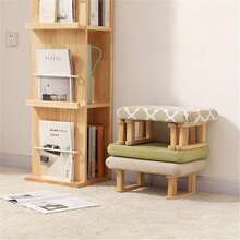 Cute Wooden Footstool, Small Bench For Bedroom, Living Room, Apartment, Entryway, Vanity Stool