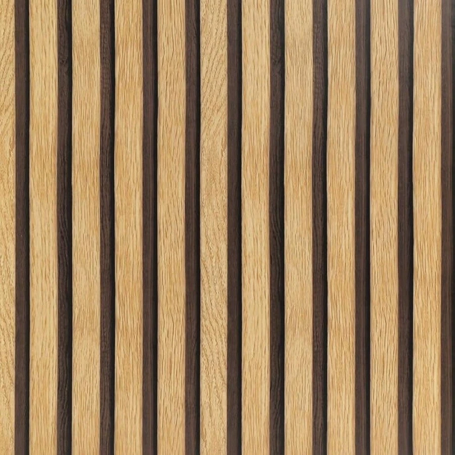 Arthome 44x300CM Papel de Contacto Pelar y Pegar Papel Pintado de Grano Rejilla de Madera Autoadhesivo Rollo de Vinilo de Paredíble para Armarios Estantes de Escritorio de Encimera - Marrón Rayas de Madera - Ver 1