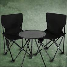 三合一便携式折叠户外餐桌 - 坚固的金属结构，表面经耐候处理，设计紧凑，适用于露营、野餐、烧烤、庭院等场所，是野餐配件、烧烤设备的理想之选，轻便易携，节省空间。 - 彩色 - 查看 12