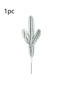 12/6 piezas Ramas artificiales de pino navideño, tallos de pino falso nevado, adecuados para decoración de árbol de Navidad, adornos de pino navideños, aplicables para guirnaldas, coronas y decoraciones de regalo de Navidad, decoraciones navideñas, decoraciones de mesa, decoraciones de árbol de Navidad - Multicolor - Ver 7