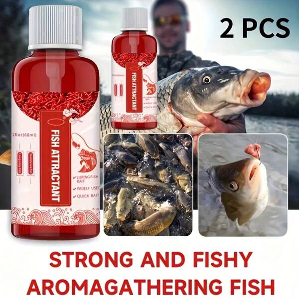 مجموعة أداة صانع طعم قوي - معدات صيد السمك، رائحة طبيعية للأسماك لجذب السمك الأبيض والسلمون والقرموط، ضرورية لصيد المياه العذبة - هدية مثالية للهواة الصيد