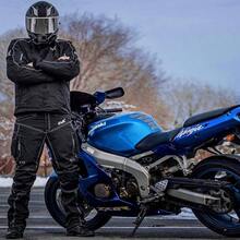 Motorcycle Armor Suit - XL + Negro - - View 2