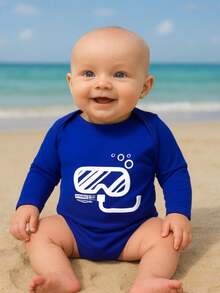 BABY BODYSUIT UV50+ PROTECTION - azul real - Ver 5