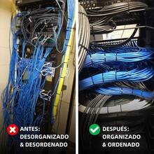 Cinchos de Plastico, 500 PCS Bridas para Cables para Electricidad, Ancho 4mm, 10/15/20/25/30cm, Cintillos de Plástico Nylon Autobloqueantes Resistente para Oficina, Hogar, Exterior(Negro) - 500 piezas - Ver 11