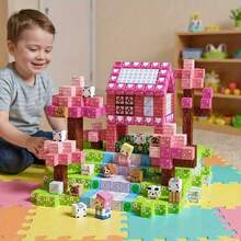 0.78 Inch Magnetic Building Blocks, Magnetic Pink Heart Flower Series, Random Cubic Construction Bricks Toy Set, STEM Educational Sensory Toy, Best Gift For Boys & Girls 3+ Years Old, 2025 - Multicolor - View 11