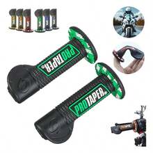 Motorcycle Handlebar Covers Non-Slip Wear-Resistant Grips For 7/8 Motorcycle Excellent Grip Stunt Cross - Green - View 11