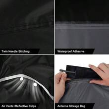 Funda impermeable para motocicleta de repuesto para explorador indioScout BobberChief, tela Oxford 420D personalizada para proteccin el polvo de nieve y lluvia Scout - Explorar - Ver 4