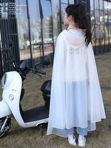 Electric Bike Raincoats (Suitable For Single Or Double Riders),Motorcycle Rain Capes For Men And Women,Adult Thickened Raincoats,Electric Scooter Rain Gear