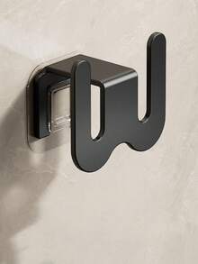 Portascarpe da parete rinforzato e migliorato con strisce adesive, portapantofole in alluminio da bagno, gancio da parete per il bagno senza bisogno di forare, portascarpe, accessori da bagno - Multicolore - Visualizzare 10