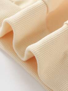 1PC Teen Boy Fun Style Capybara Tennis Print Hooded Sweatshirt, Soft And Comfortable, Spring Autumn Daily School Wear - Apricot - View 6