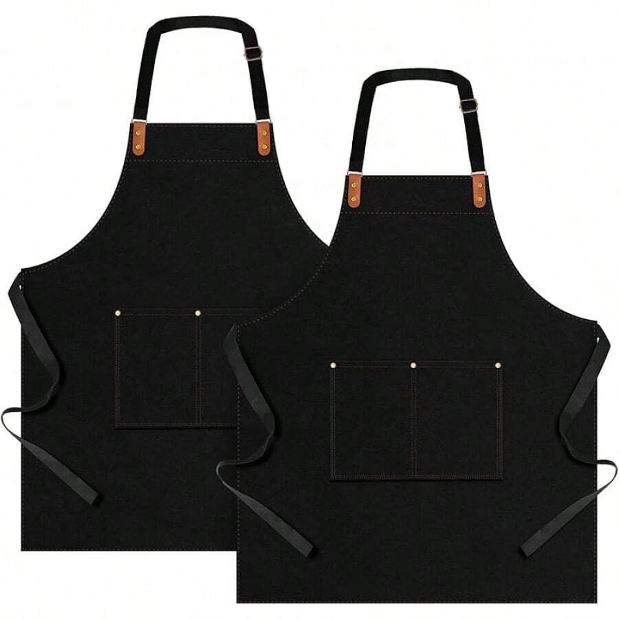 Aprons - Black + Black - View 1