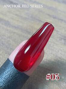 Miss Leia 1-9 15ml Autumn And Winter Nail Jelly Ankora Oxblood Red Glaze Gel Nail Polish Whitening Versatile Plasma Red Wine Red Ruby Red Nail Polish Popular Color Gel Varnish Beginner Nail Art UV LED Curing Can Soak Off Semi-Permanent Suitable For Beauty Salon Nail Salon Kit DIY Christmas Halloween Holiday Women's Gift Nail Art Suitable For All Seasons - 紅色 - 查看 12