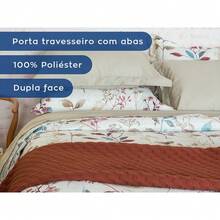 Double Bedspread Kit Garden 220cm X 240cm Floral Prints 3 Pieces - Nhiều màu - Xem 8