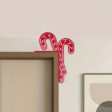 1 Stück Eisenkunst Weihnachtsschneeflocke Türecke Dekoration, Weihnachts-Türdekoration, Zuckerstange, Weihnachtsdekoration, Gastgeberei, Feiertags-Heimdekoration Geschenk, klassische festliche Veranda-Dekoration und Innenraum-Party-Dekoration, Weihnachtsschmuck Weihnachtsdekoration Winterraumdekoration Weihnachtsdekoration Zuhause Weihnachtsgeschenke Weihnachtsdekoration