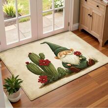 Tapis en fausse laine, tapis cactus, paillasson, tapis de cuisine, tapis de salle de bain, tapis de buanderie, convient pour la cuisine, l'entrée, la salle de bain, la buanderie, le couloir, la décoration et l'embellissement du salon