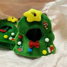 10厘米毛绒动物头饰 - 驯鹿、水豚、老鼠等造型，适合服装和摄影道具