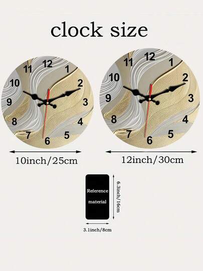 Abstract Goud Wand Klok Art, Geometric Tempered Wooden Office, Moderne Ho warming Unique Home view 6