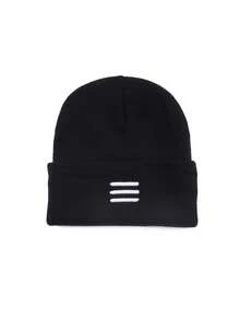 1pc Or 2pcs Men 3D Letter Embroidery Knit Beanie Hat, Suitable For Autumn/Winter Fall