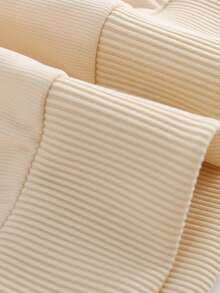 1pc Girl Sweet Teddy Bear Leopard Pattern Long - Sleeve Sweatshirt, Playful, School Activity Style - Apricot - View 6