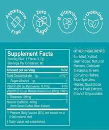 NeuroGum Energy &Amp; Focus Mints (90 Count Bag, Peppermint) | 40mg Natural Caffeine + L-Theanine + Vitamin B12 &Amp; B6 | Sugar Free Nootropic Cognitive Brain Performance Supplement - Flavor NameC - 查看 3