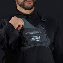 - Paquete de pecho resistente al agua - Chaleco minimalista para correr para entrenamientos, totalmente ajustable y se adapta a XS - XXL: soporte para telfono para correr con almacenamiento - Negro - - Ver 2