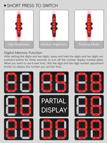 WEST BIKING Number Plate Taillights - LED Number With Digital Display, Suitable For Road Bicycles | Rechargeable Riding Taillights Night Riding Accessories