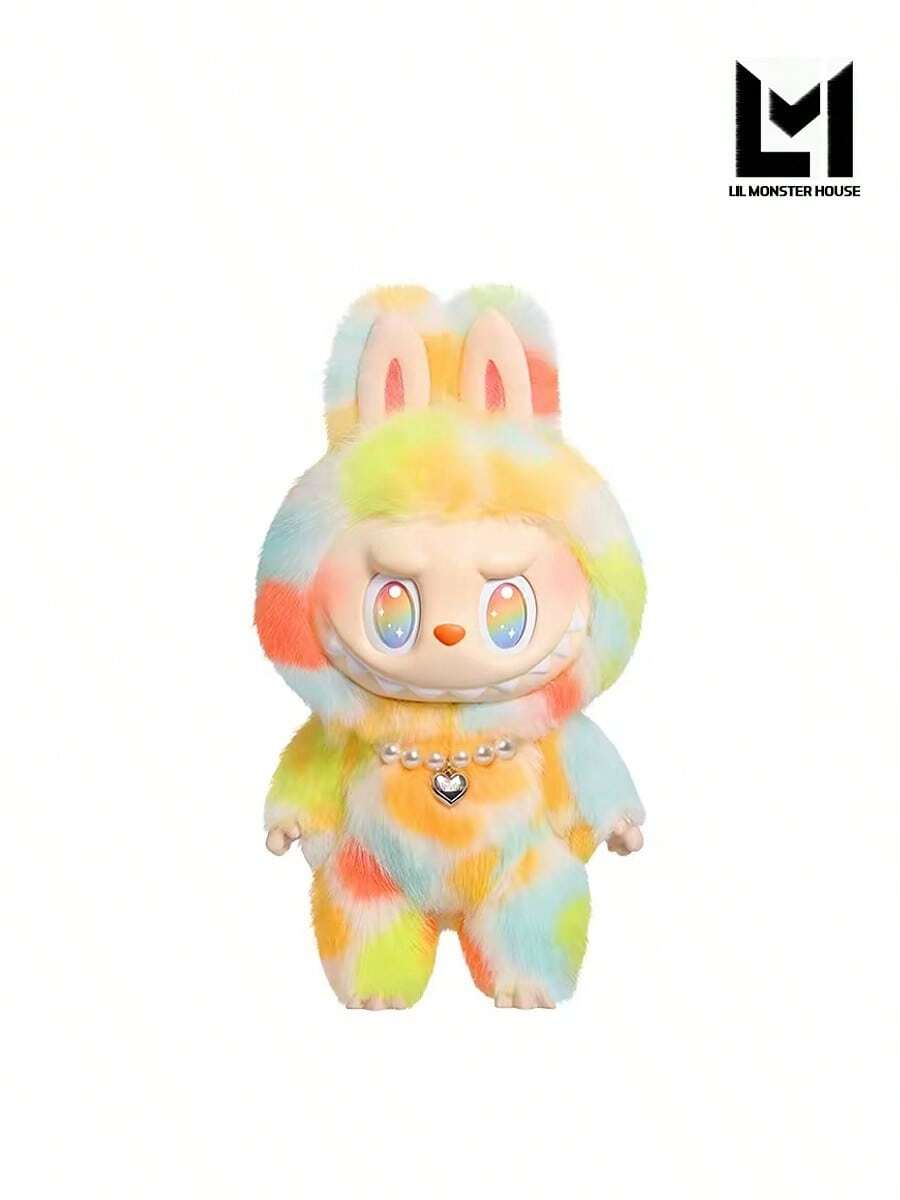 POP MART Labubu THE Energy Series - ROCK THE UNIVERSE Vinyl Doll Tie-Dye Fashion Doll,Authentic-Collectible-Holiday Gift-Halloween Season