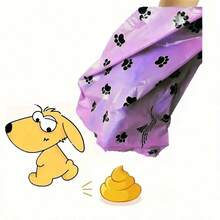 750/600/450/300/150pcs Pack Purple Pet Waste Bags, Portable, Cleaning Type, Suitable For Car Trash Can, Small Trash Can, Replaceable Trash Bag Liner, Pet Poop Bags, Leak-Proof Pet Waste Bags, Suitable For Outdoor Walking Dogs, Smart Outdoor Pet Waste Bags. Applicable To Security, Industry, Municipal Services, Healthcare, Institutions And Other Occasions. - Purple - View 4