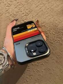 1pc Colorful Silver Camera Lens Protective Phone Case Compatible With Apple 17 Pro MAX, 17, 16 Pro MAX, 16, 11, 12, 13, 14, 15, 12 Pro MAX, 13 Pro MAX, 14 Pro MAX, 15 Pro MAX