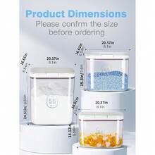 Laundry Detergent Dispenser With One-Touch Lid, For Laundry Room Organization. Transparent PET Laundry Powder Container With Measuring Cup. Laundry Gel Ball Containers Available In 2.8L, 4.5L And 5.5L Sizes.