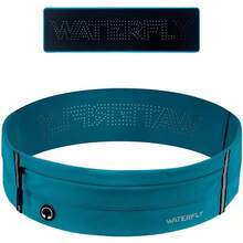 - Rionera para correr con cinturn: cintura elstica delgada para entrenamiento deportivo para hombres y mujeres, cinturn para correr para telfono y correr, Azul, Large - inicial - Ver 1