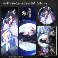 1件/2件/3件/4件/6件装 月光之歌周边，拟人化黑天鹅月下 - 山海经拟人化周边 - 全息票，2种不同徽章样式，明信片 - 生日礼物 - 复活节礼物 - 新年礼物 - 情人节礼物 - 完美礼物 - 礼品 - 玩具 - 游戏 - 装饰品 - 包包装饰品 - 彩色 - 查看 3