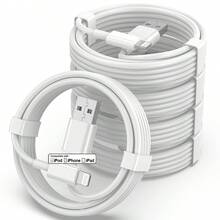 5 Packs 3.3Ft/100cm USB A To Lightning Cable, Fast Charging Compatible With IPhone 14, 13, 12, 11 Pro Max, Plus Series
