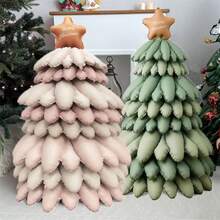 大型自立式气球、铝箔充气圣诞树、哑光铝箔圣诞花环气球、可拆卸圣诞树气球、新年及冬季圣诞夜派对装饰、摄影道具。适用于室内外装饰、精美圣诞派对装饰摄影道具、居家节日聚会装饰、新年派对。 - 彩色 - 查看 1