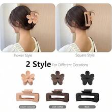 pinza para el cabello Pinzas Para Cabello, 8 Piezas Para El Cabello Antideslizantes, pasador Mate Para Mujer, Clips Para Mujer Pelo Accesorio Antideslizante (multicolor-8P) - multicolor-6P - Ver 4
