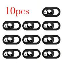 5 piezas de cubierta deslizante ultra para webcam - Pegatinas de privacidad de cámara de PVC, adecuadas para dispositivos en general, fáciles de aplicar, diseño elegante y sutil, a prueba de agua, a prueba de golpes, resistente a caídas, resistente a arañazos, antihuellas dactilares, cubierta completa