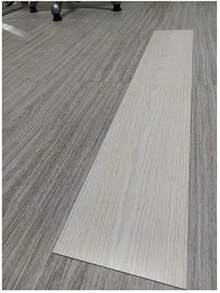 Piso Autoadhesivo Tipo Duela Color Café Oscuro - GRIS. - Ver 3