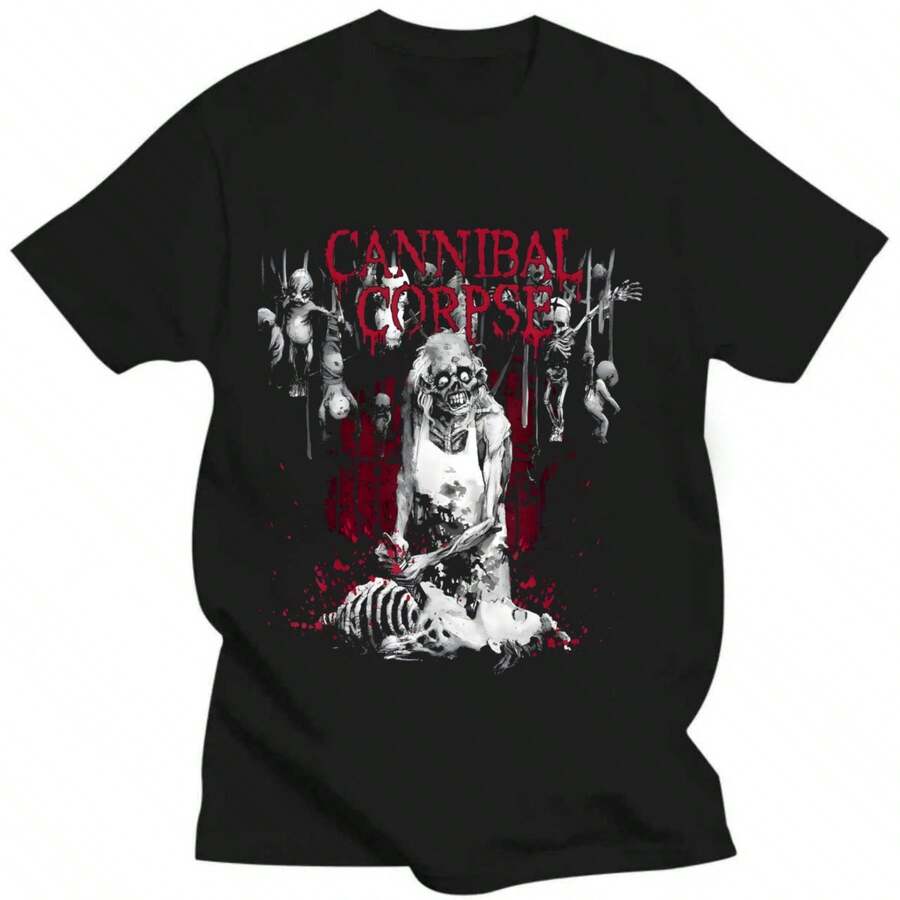 Cannibal Corpse - Butcher - Official Merchandise Short Sleeve T-Shirt - 黑色 - 查看 1