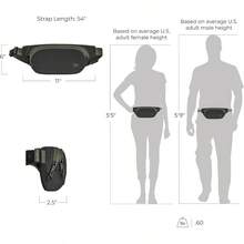 - Rionera antirrobo Voyages - 11" de ancho x 6" de alto x 2,5" de profundidad + Negro - - Ver 4