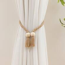 2 Pcs Strong Magnetic Curtain Tiebacks, Curtain Holdbacks, Outdoor Curtain Tiebacks, Hand-Woven Curtain Ties – Suitable For Halloween And Christmas Decorations,Room Decor