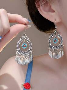 1 Pair Shiny Golden Half-Circle Stud Earrings, Women's Daily Jewelry, Suitable For Engagement, Wedding, Party, Vacation, Wedding, Girls Gift, Mother's Gift