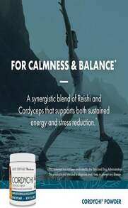 Host Defense CordyChi Powder - Energy &Amp; Immune Support Supplement - Cordyceps &Amp; Reishi Mushroom Supplement For Relaxation &Amp; Respiratory Support - Aids Against Tiredness - 35 Oz (66 Servings)* - 白色的 - 查看 3