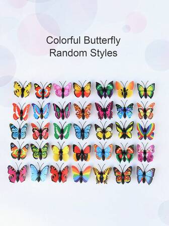 Random Set Of 5/10/20pcs 4cm Small Butterfly Garden Plant Cuttings