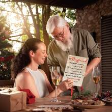 1pc Funny Christmas Card For Boyfriend,Christmas Gifts For Men,Xmas Gift Ideas For Boyfriend From Girlfriend,Lovely Christmas Card For Him