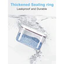 Laundry Detergent Dispenser With One-Touch Lid, For Laundry Room Organization. Transparent PET Laundry Powder Container With Measuring Cup. Laundry Gel Ball Containers Available In 2.8L, 4.5L And 5.5L Sizes.