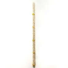 DDesi Favors Shola Garland White And Yellow Handmade With Sola Wood Flowers For Weddings Pooja Festivals Home Décor Special Occasions Traditional  Gift With Hanging Ring 5.5 Ft Pack Of 210 - TrắngVàng - Xem 4