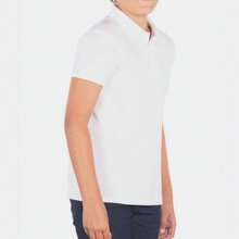 Young Boys Polo Shirts - 白色 - 查看 4