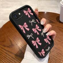 Suitable For IPhone SE (2020) Sky Eye Ladder Phone Case With Bowknot, Anime Soft Cute Creative Japanese  Shock Absorption Youth Anti-Stain New Fun Gift Casual Lightweight Cute Fashion Design Exquisite Good Behavior Multi-Functional Graffiti Texture Protective Air Cushion Anti-Slip Korean Style Playful Simple Elegant Personality Funny Fresh Durable Cartoon High-Value Vibrant Girl High-Quality Niche Dustproof Non-Collision Type Cute Ins Style Unique - 白色 - 查看 5