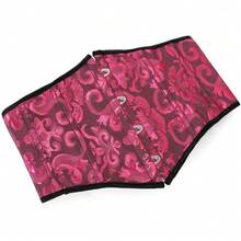 女式复古提花束腰带，瘦身束腰带，万圣节服装