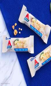 Atkins Caramel Chocolate Nut Roll Snack Bar, Protein Snack , 7g Protein, 2g Sugar, Rich In Fiber, 16 Count - Tên hương vị B - Xem 7
